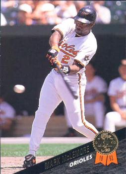 #512 Mark McLemore - Baltimore Orioles - 1993 Leaf Baseball