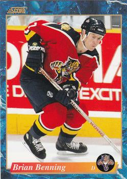 #512 Brian Benning - Florida Panthers - 1993-94 Score Canadian Hockey