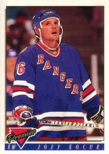 #512 Joey Kocur - New York Rangers - 1993-94 O-Pee-Chee Premier Hockey