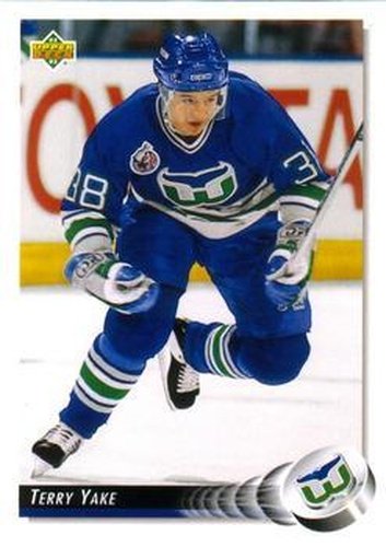 #512 Terry Yake - Hartford Whalers - 1992-93 Upper Deck Hockey