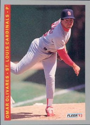 #512 Omar Olivares - St. Louis Cardinals - 1993 Fleer Baseball