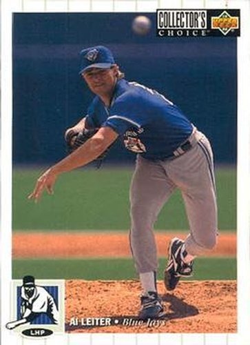 #512 Al Leiter - Toronto Blue Jays - 1994 Collector's Choice Baseball