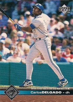 #512 Carlos Delgado - Toronto Blue Jays - 1997 Upper Deck Baseball