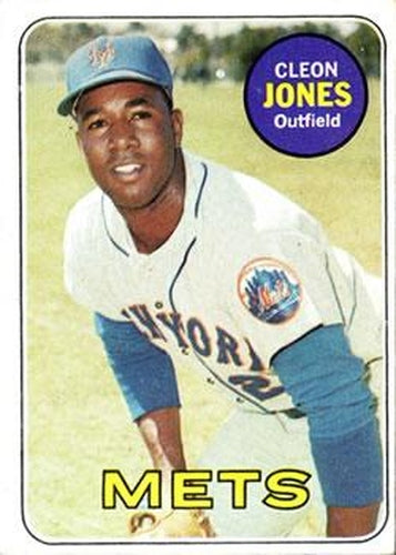 #512 Cleon Jones - New York Mets - 1969 Topps Baseball