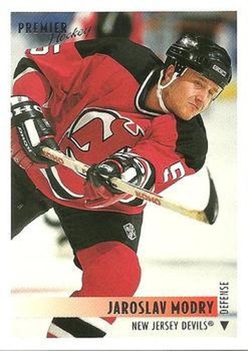 #512 Jaroslav Modry - New Jersey Devils - 1994-95 Topps Premier Hockey
