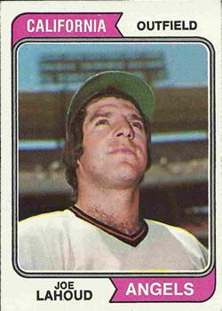 #512 Joe Lahoud - California Angels - 1974 Topps Baseball