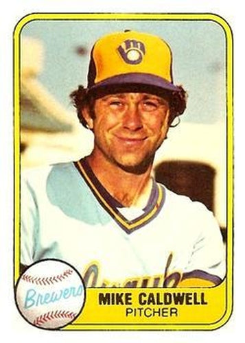 #512 Mike Caldwell - Milwaukee Brewers - 1981 Fleer Baseball