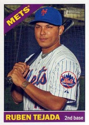 #512 Ruben Tejada - New York Mets - 2015 Topps Heritage Baseball