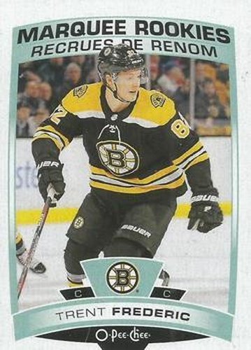 #512 Trent Frederic - Boston Bruins - 2019-20 O-Pee-Chee Hockey