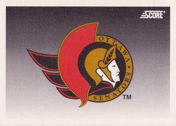 #512 Ottawa Senators Logo - Ottawa Senators - 1992-93 Score USA Hockey