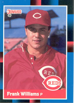 #512 Frank Williams - Cincinnati Reds - 1988 Donruss Baseball