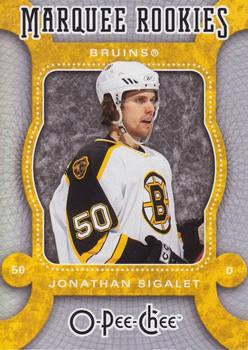 #512 Jonathan Sigalet - Boston Bruins - 2007-08 O-Pee-Chee Hockey