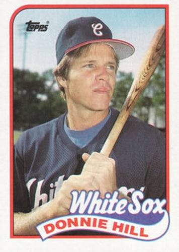 #512 Donnie Hill - Chicago White Sox - 1989 Topps Baseball