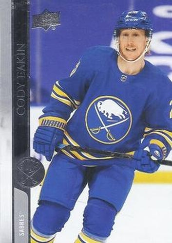 #513 Cody Eakin - Buffalo Sabres - 2020-21 Upper Deck Hockey