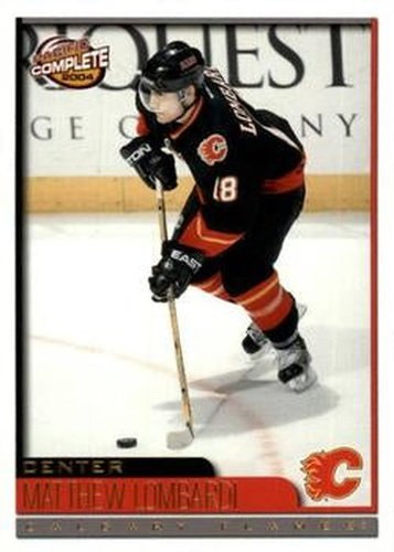 #513 Matthew Lombardi - Calgary Flames - 2003-04 Pacific Complete Hockey