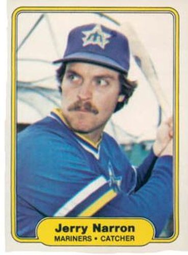#513 Jerry Narron - Seattle Mariners - 1982 Fleer Baseball