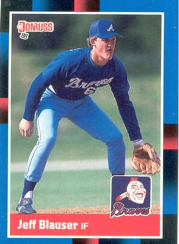 #513 Jeff Blauser - Atlanta Braves - 1988 Donruss Baseball