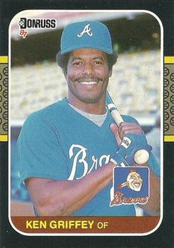 #513 Ken Griffey - Atlanta Braves - 1987 Donruss Baseball