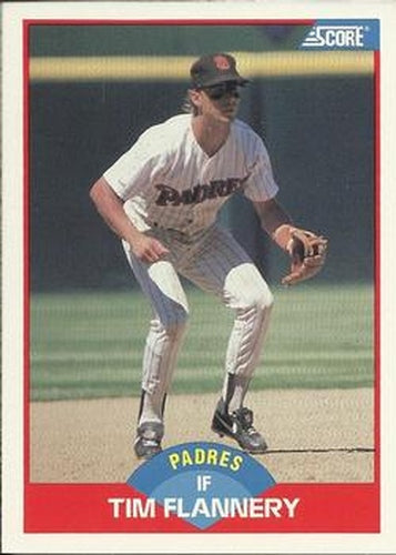 #513 Tim Flannery - San Diego Padres - 1989 Score Baseball