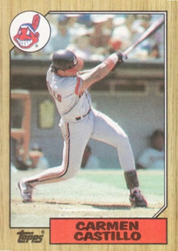 #513 Carmen Castillo - Cleveland Indians - 1987 Topps Baseball