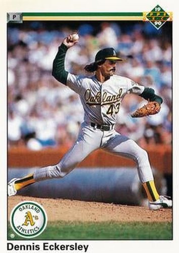 #513 Dennis Eckersley - Oakland Athletics - 1990 Upper Deck Baseball