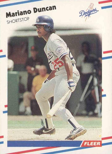 #513 Mariano Duncan - Los Angeles Dodgers - 1988 Fleer Baseball