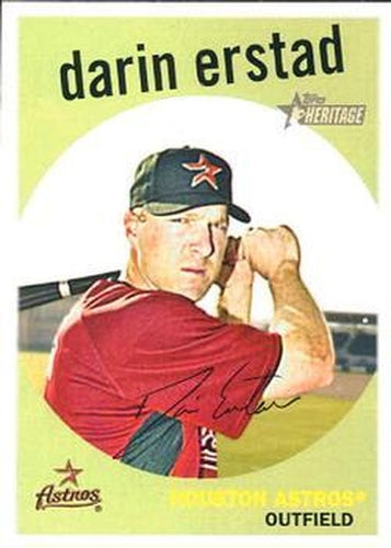#513 Darin Erstad - Houston Astros - 2008 Topps Heritage Baseball