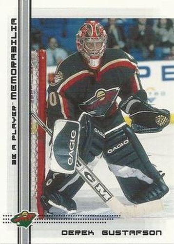 #513 Derek Gustafson - Minnesota Wild - 2000-01 Be a Player Memorabilia Hockey