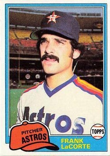 #513 Frank LaCorte - Houston Astros - 1981 Topps Baseball