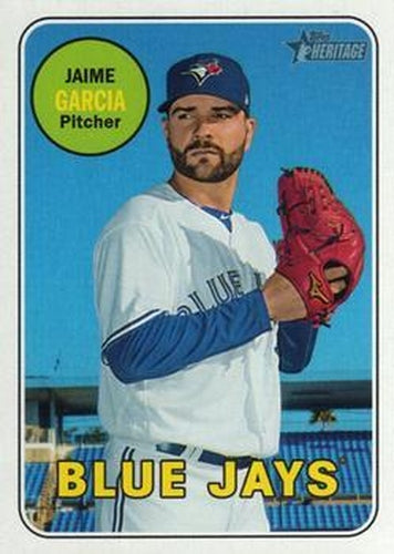 #513 Jaime Garcia - Toronto Blue Jays - 2018 Topps Heritage Baseball