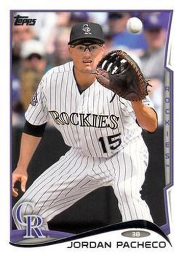 #513 Jordan Pacheco - Colorado Rockies - 2014 Topps Baseball