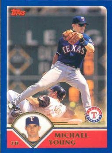 #513 Michael Young - Texas Rangers - 2003 Topps Baseball