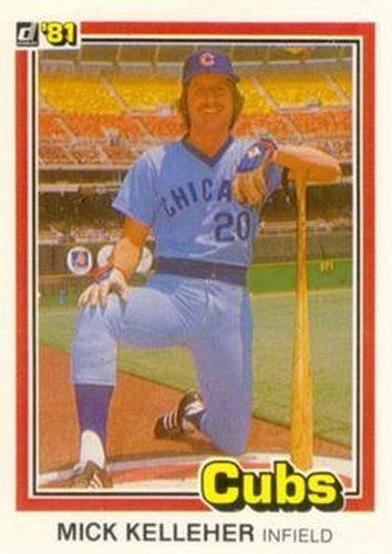 #513 Mick Kelleher - Chicago Cubs - 1981 Donruss Baseball