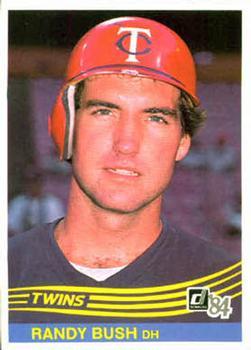 #513 Randy Bush - Minnesota Twins - 1984 Donruss Baseball