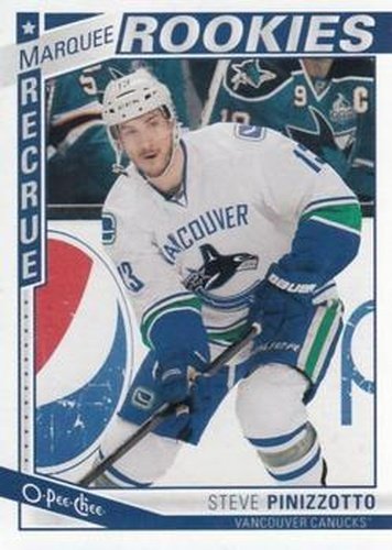 #513 Steve Pinizzotto - Vancouver Canucks - 2013-14 O-Pee-Chee Hockey