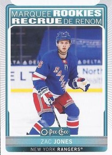 #513 Zac Jones - New York Rangers - 2021-22 O-Pee-Chee Hockey