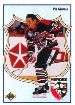 #513 Pit Martin - Chicago Blackhawks - 1990-91 Upper Deck Hockey