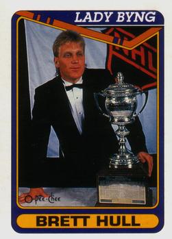 #513 Brett Hull - St. Louis Blues - 1990-91 O-Pee-Chee Hockey