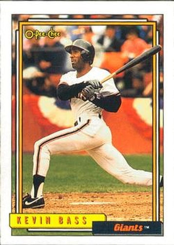#513 Kevin Bass - San Francisco Giants - 1992 O-Pee-Chee Baseball