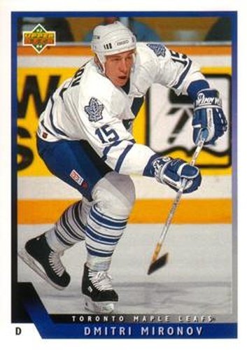 #513 Dmitri Mironov - Toronto Maple Leafs - 1993-94 Upper Deck Hockey