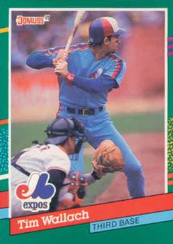 #514 Tim Wallach - Montreal Expos - 1991 Donruss Baseball