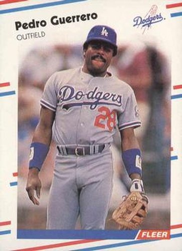 #514 Pedro Guerrero - Los Angeles Dodgers - 1988 Fleer Baseball