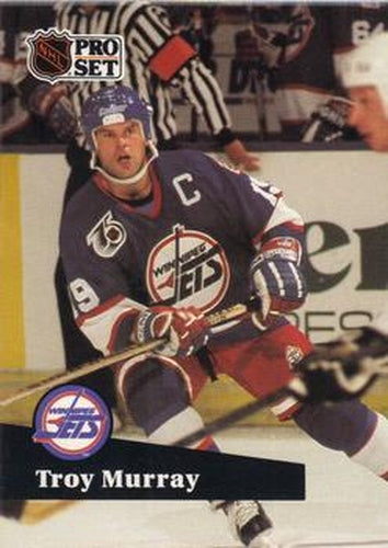 #514 Troy Murray - 1991-92 Pro Set Hockey