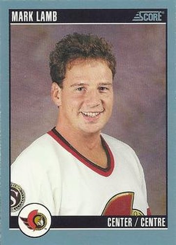 #514 Mark Lamb - Ottawa Senators - 1992-93 Score Canadian Hockey