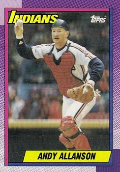 #514 Andy Allanson - Cleveland Indians - 1990 Topps Baseball