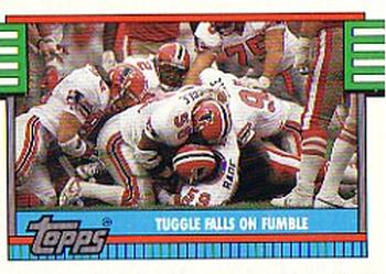 #514 Jessie Tuggle - Atlanta Falcons - 1990 Topps Football