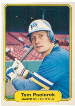 #514 Tom Paciorek - Seattle Mariners - 1982 Fleer Baseball