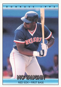 #514 Mo Vaughn - Boston Red Sox - 1992 Donruss Baseball