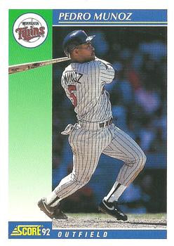 #514 Pedro Munoz - Minnesota Twins - 1992 Score Baseball