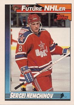 #514 Sergei Nemchinov - New York Rangers - 1991-92 Topps Hockey